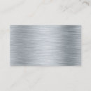 Buscar inoxidable tarjetas de visita Gris