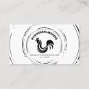 Buscar avícola tarjetas de visita Gallina