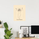 Buscar silueta femenina posters Contenido generativo