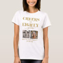Buscar 80 o cumpleaños feliz camisetas Para ella