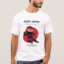 Buscar cute ninja camisetas Adorable