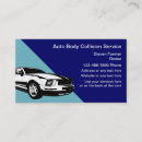 Buscar colisión tarjetas de visita Auto