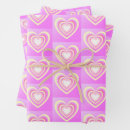 Buscar corazones coloridos papel de regalo Elegante