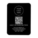 Buscar su logotipo aquí imanes Blanco y negro