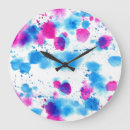 Buscar fucsia relojes de pared Patrón