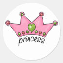 Buscar princesa tiara pegatinas Chica