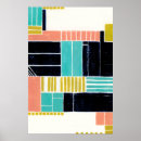 Buscar negro y turquesa posters Moderno