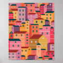 Buscar town posters Colorful