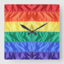 Buscar bandera del orgullo gay relojes de pared Diversidad