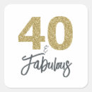 Buscar 40 o cumpleaños pegatinas Moderno