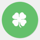 Buscar trébol pegatinas Blanco