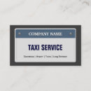 Buscar servicio del taxi tarjetas de visita Transporte