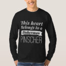 Buscar doberman camisetas Perro de doberman
