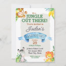 Buscar la selva invitaciones de cumpleaños Animales de safari