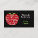 Buscar el enseñar tarjetas de visita Profesores