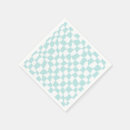 Buscar a cuadros azul y blanco servilletas Retro
