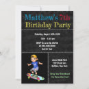 Buscar skateboard invitaciones Niño