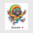 Buscar rasta pegatinas Jamaicano