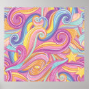 Buscar arco iris de neón posters Patrón