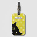 Buscar gato negro etiquetas para maletas Moderno