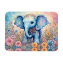 Buscar elefante lindo imanes Rosa