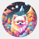 Buscar perro de pomerania pegatinas Adorable