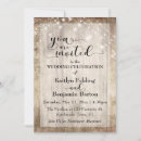 Buscar diseño de madera invitaciones Para ellos