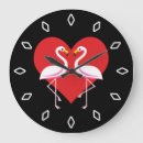 Buscar flamenco rosado relojes de pared Animal