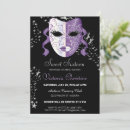 Buscar máscara del carnaval invitaciones Elegante