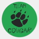 Buscar cougar pegatinas Trineo