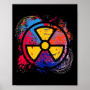 Buscar símbolo de radiación posters Radiología