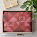 Buscar brillante papel de seda Rojo
