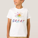 Buscar salpicaduras camisetas Para niños
