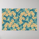 Buscar estampado de flores elegante posters Floral
