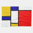 Buscar mondrian paños de cocina Geometría