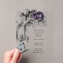 Buscar gato de cheshire invitaciones Alice