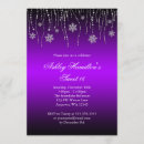 Buscar fiesta formal invitaciones de cumpleaños Morado