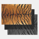 Buscar piel del tigre papel de regalo Gato