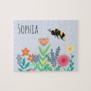 Buscar flores puzzles Chica