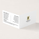 Buscar finanzas tarjetas de visita Financiero