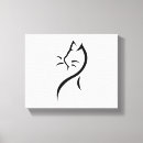 Buscar gato abstracto lienzos Animales