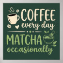 Buscar café de bebida posters Tipografía