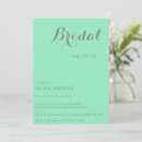 Buscar seafoam invitaciones Elegante