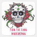 Buscar dia de los muertos pegatinas Rosas