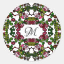 Buscar rojo manchado pegatinas Floral