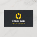 Buscar enchufe eléctrico tarjetas de visita Moderno