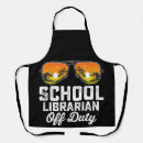 Buscar bibliotecario delantales Escuela