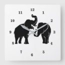 Buscar elefante blanco relojes de pared Animal