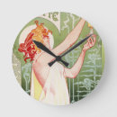 Buscar nouveau del arte relojes de pared General y unisex