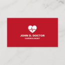 Buscar cardiología tarjetas de visita Profesional